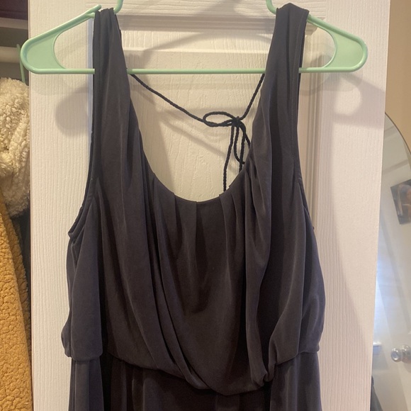 Free People gray drape dress - Picture 2 of 5